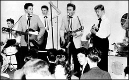 The Quarrymen with Paul McCartney and John Lennon